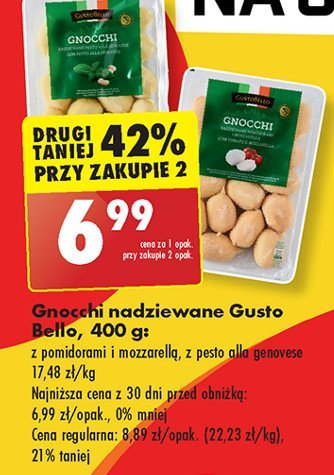 Gnocchi nadziewane z pomidorami i mozzarellą Gustobello promocja