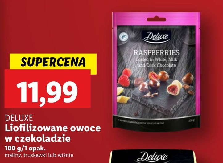 Maliny w czekoladzie Deluxe promocja