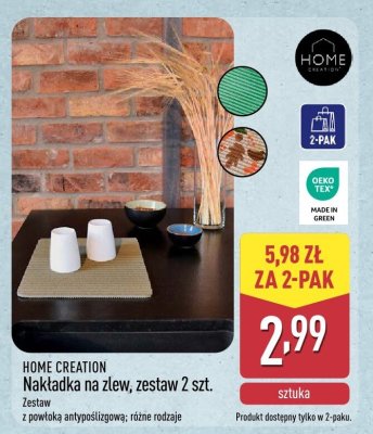 Nakładka na zlew Home Creation promocja w Aldi