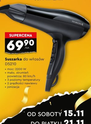 Suszarka do włosów D5210 promocja w Biedronka