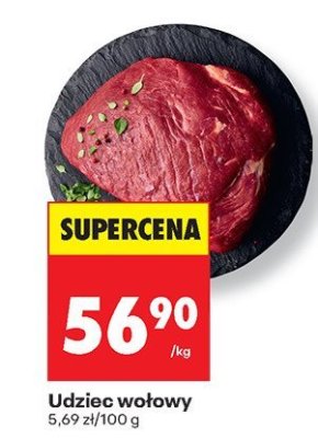 Udziec wo艂owy z ko艣ci膮 promocja w Biedronka