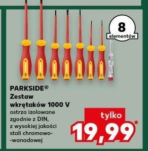 Zestaw wkrętaków Parkside promocja w Kaufland