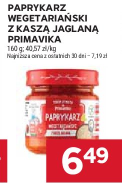 Paprykarz wegetariański z kaszą jaglaną Primavika promocja w Stokrotka