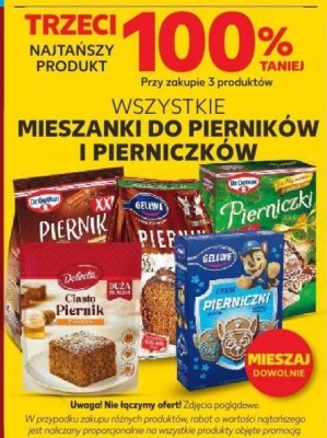 Mieszanki do pierników i pierniczków - wszystkie rodzaje promocja w Kaufland