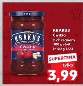 Ćwikła z chrzanem Krakus maspex promocja w Kaufland