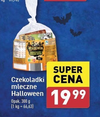 Czekoladki mleczne halloween promocja