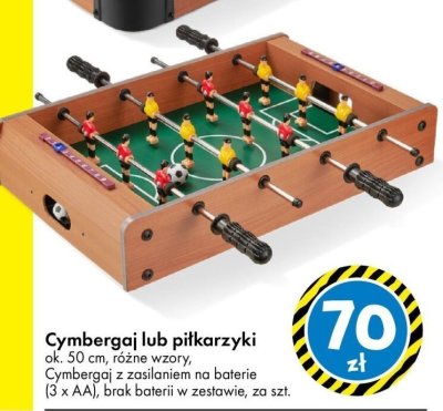 Cymbergaj lub piłkarzyki promocja w Tedi