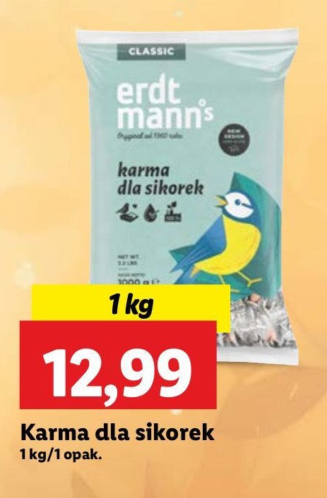 Karma dla sikorek Erdtmann's promocja