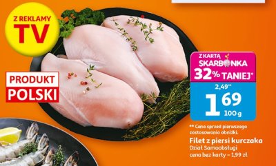 Filet z piersi kurczaka Dział Samoobsługi promocja w Auchan