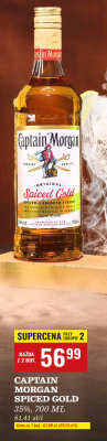 Rum Captain Morgan Spiced Gold 35%, 700 ML promocja w Biedronka