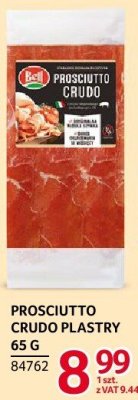 Prosciutto crudo plastry Bell promocja w Selgros