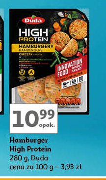 Hamburgery z kurczaka Silesia duda high protein promocja