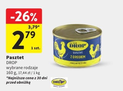Pasztet wybrane rodzaje 160g promocja w Intermarche