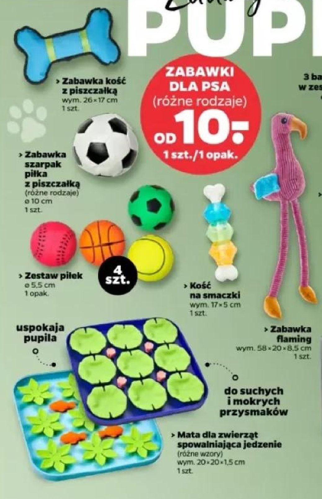 Zabawka kość z piszczałką promocja w Netto