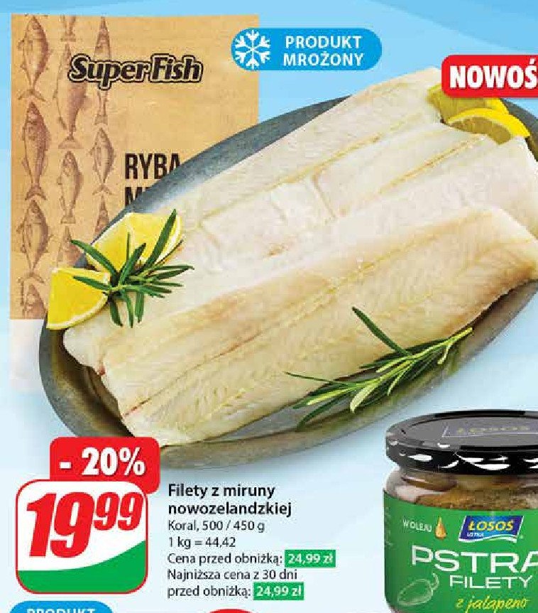 Miruna nowozelandzka filet Superfish promocja