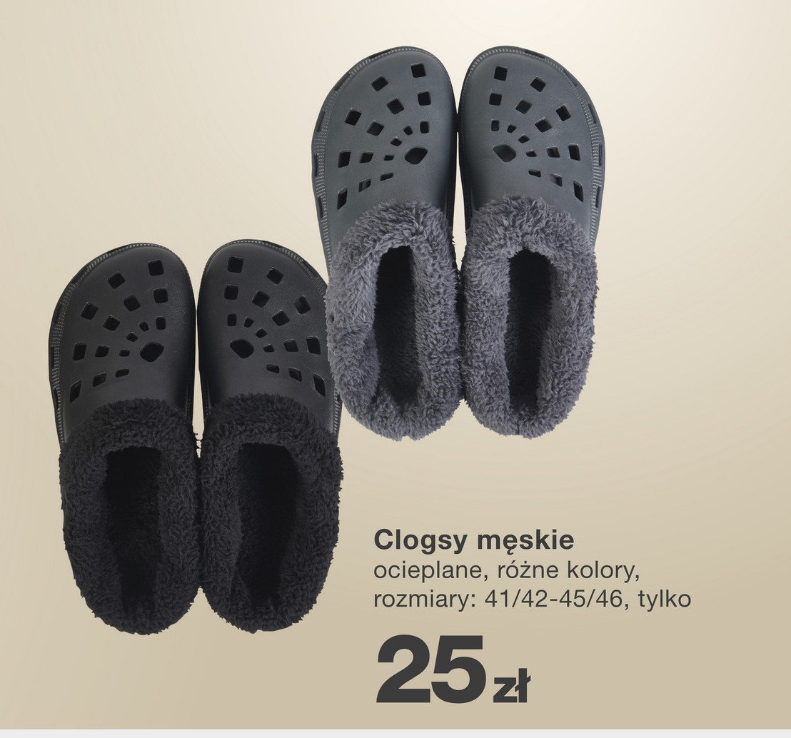 Clogsy męskie rozm. 41-46 promocja