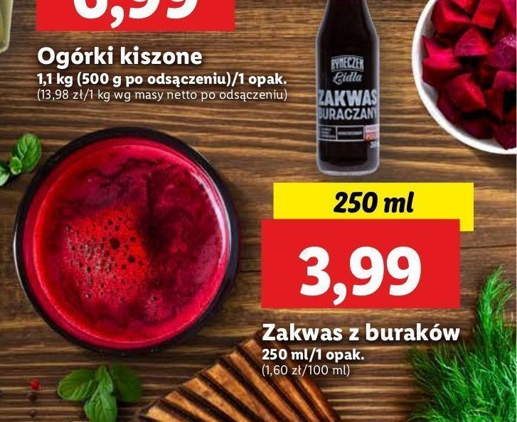 Zakwas buraczany Ryneczek lidla promocja