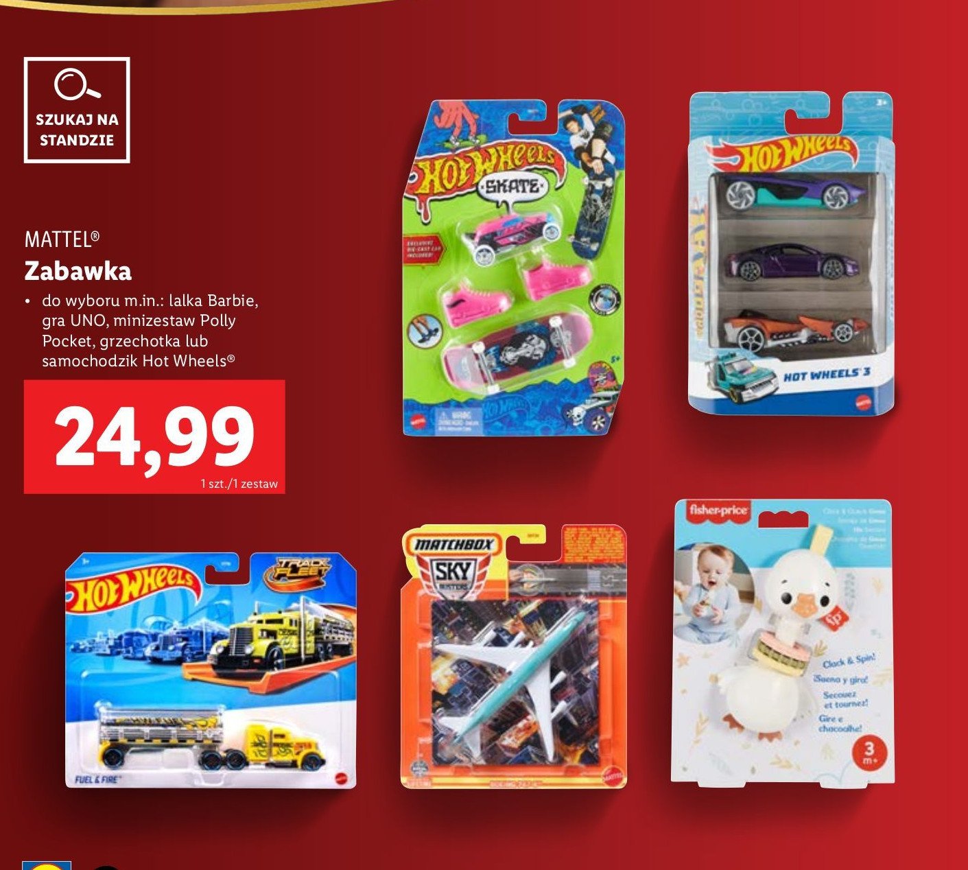 Figurki skate Hot wheels promocja