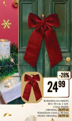 Kokarda na drzwi 40 x 70 cm promocja w Dino