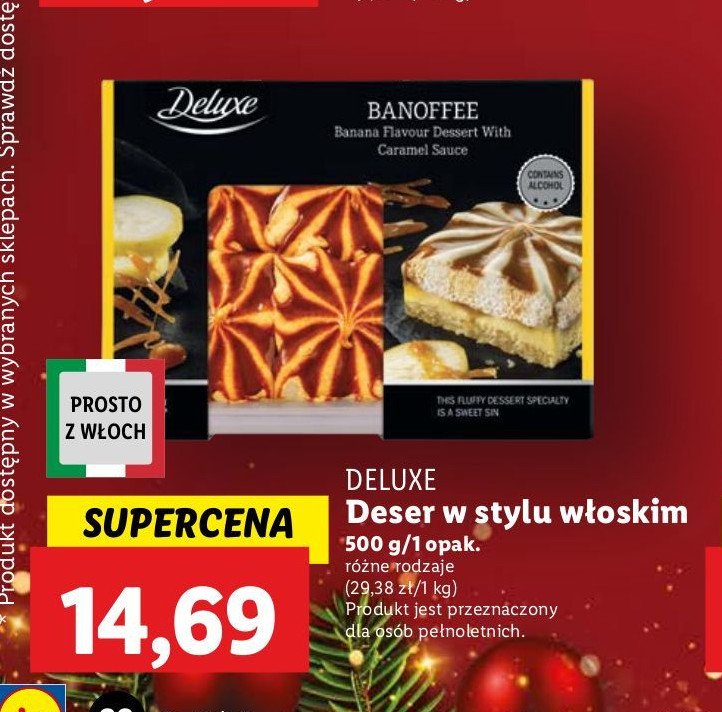 Deser banoffee Deluxe promocja