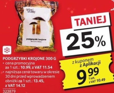 Podgrzybki krojone 300 g promocja w Selgros
