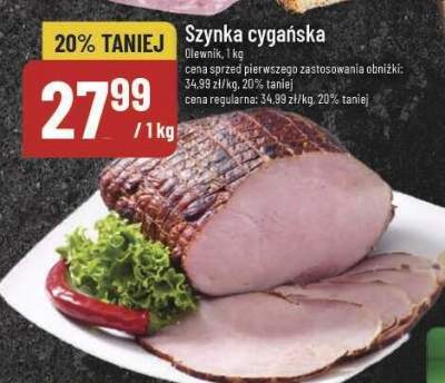 Szynka cygańska Olewnik promocja w POLOmarket