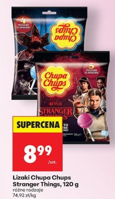 Lizaki Chupa Chups Stranger Things, 120 g promocja w Biedronka