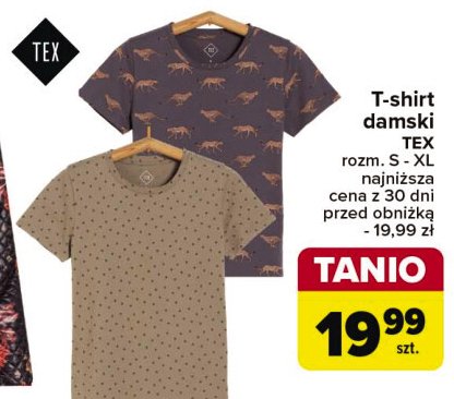 T-shirt damski s-xl Tex promocja