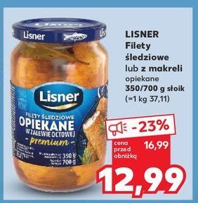 Filety śledziowe opiekane Lisner promocja