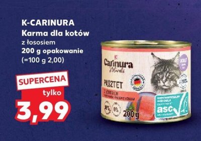 Karma dla kotów z łososiem promocja w Kaufland