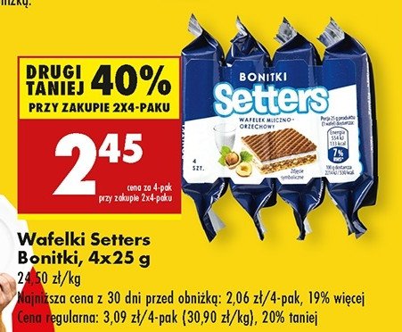 Wafelki mleczno-orzechowe promocja