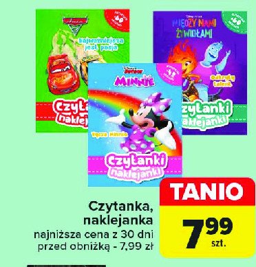 Czytanka naklejanka - minnie promocja