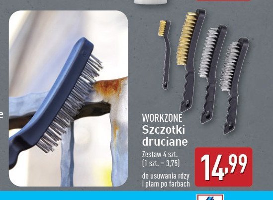 Szczotki druciane WORKZONE promocja