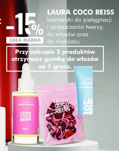 Gumka do włosów scrunchie Laura coco reiss promocja