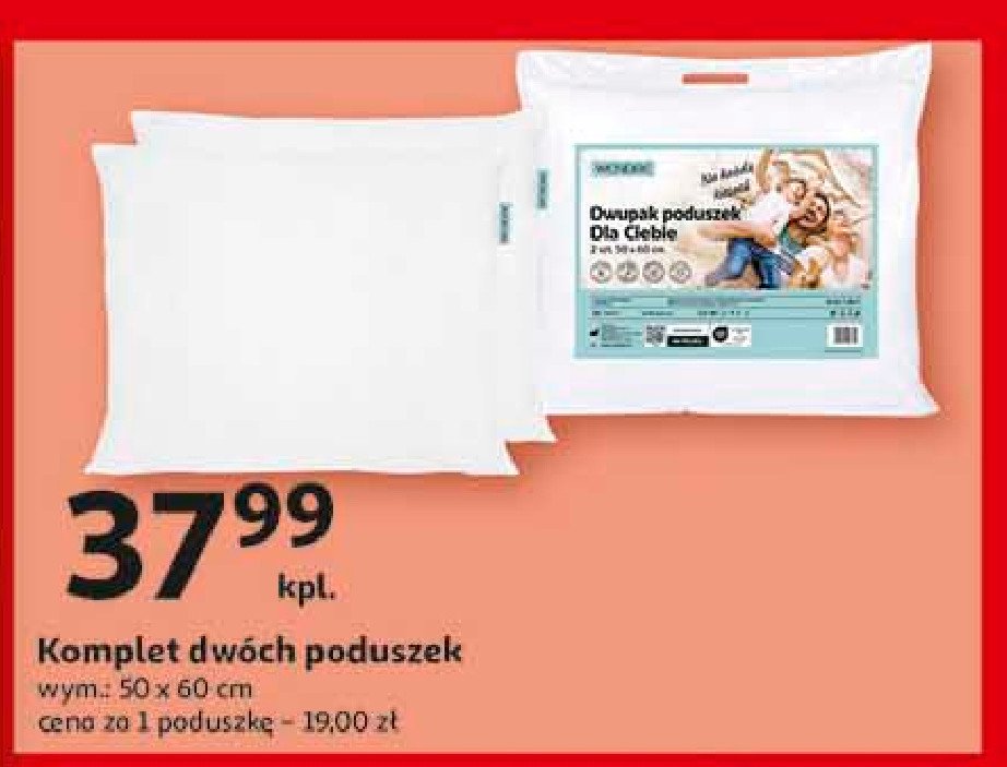 Poduszka 50 x 60 cm Wendre promocja w Auchan