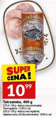 Tatrzańska, 400 g promocja w Twój Market