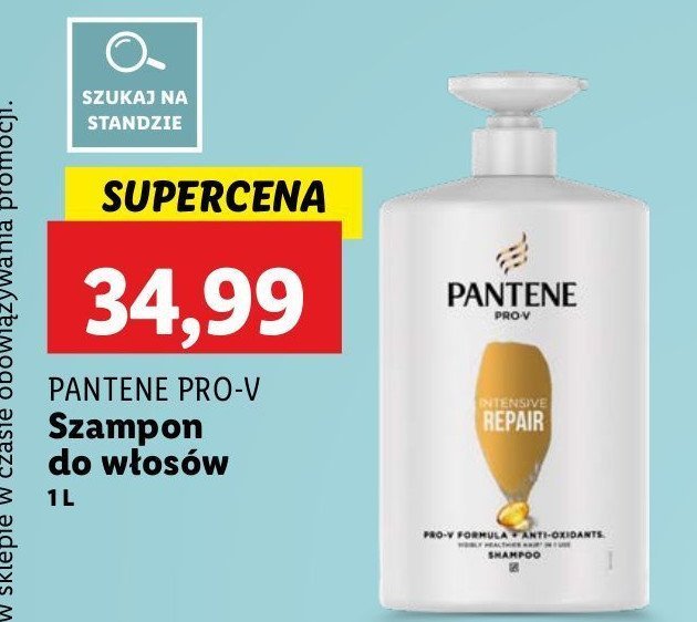 Szampon intensive repair Pantene pro-v promocja w Lidl
