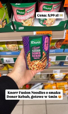 Makaron Knorr Fusion Noodles Doner Kebab promocja w Intermarche