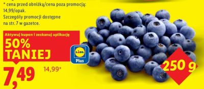 Borówki amerykańskie promocja w Lidl