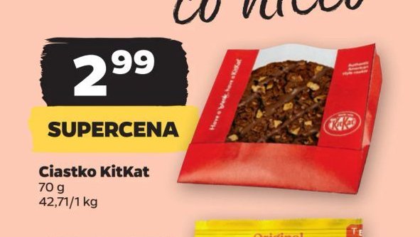 Ciastko Kitkat promocja