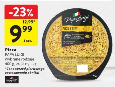 Pizza promocja w Intermarche