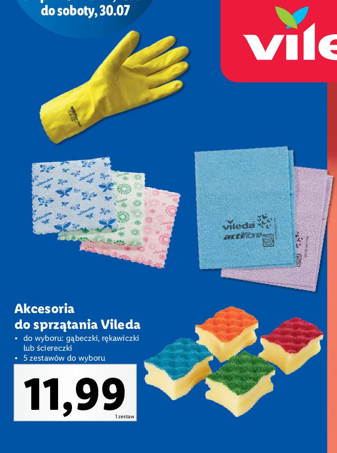 Rękawiczki do prac domowych Vileda promocja