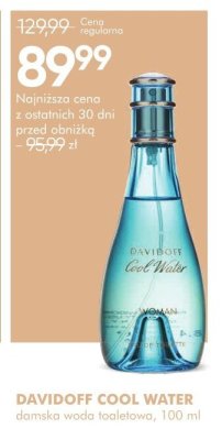 Perfumy DAVIDOFF COOL WATER damska woda toaletowa promocja w Super-Pharm