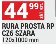 RURA PROSTA RP CZ6 SZARA 120x1000 mm promocja w Merkury Market