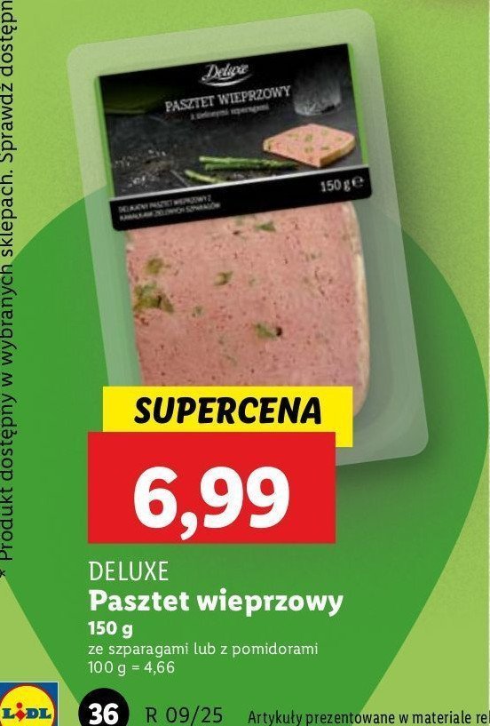 Pasztet wieprzowy z pomidorami Deluxe promocja