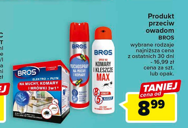 Urz膮dzenie + p艂yn na muchy, komary i mr贸wki Bros elektro promocja