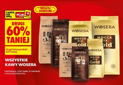 Kawa Woseba 250g promocja w Biedronka
