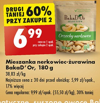 Orzechy nerkowca Bakad'or promocja