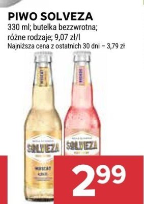 Piwo Solveza promocja w Stokrotka
