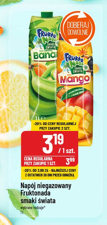 Napój mango promocja